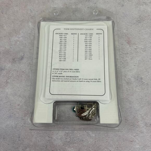 Vintage Dimensions Charts & Charms # 72306 Southwest Charm for Cross Stitch 1996 - Picture 2 of 7